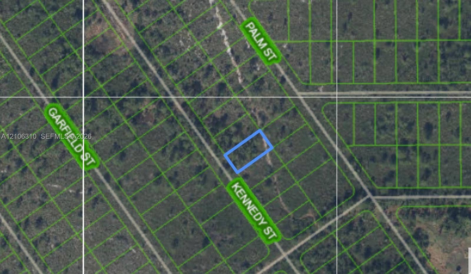 Tax Map, Parcel Survey. Highlighting the boundaries and location of the property within the grid system