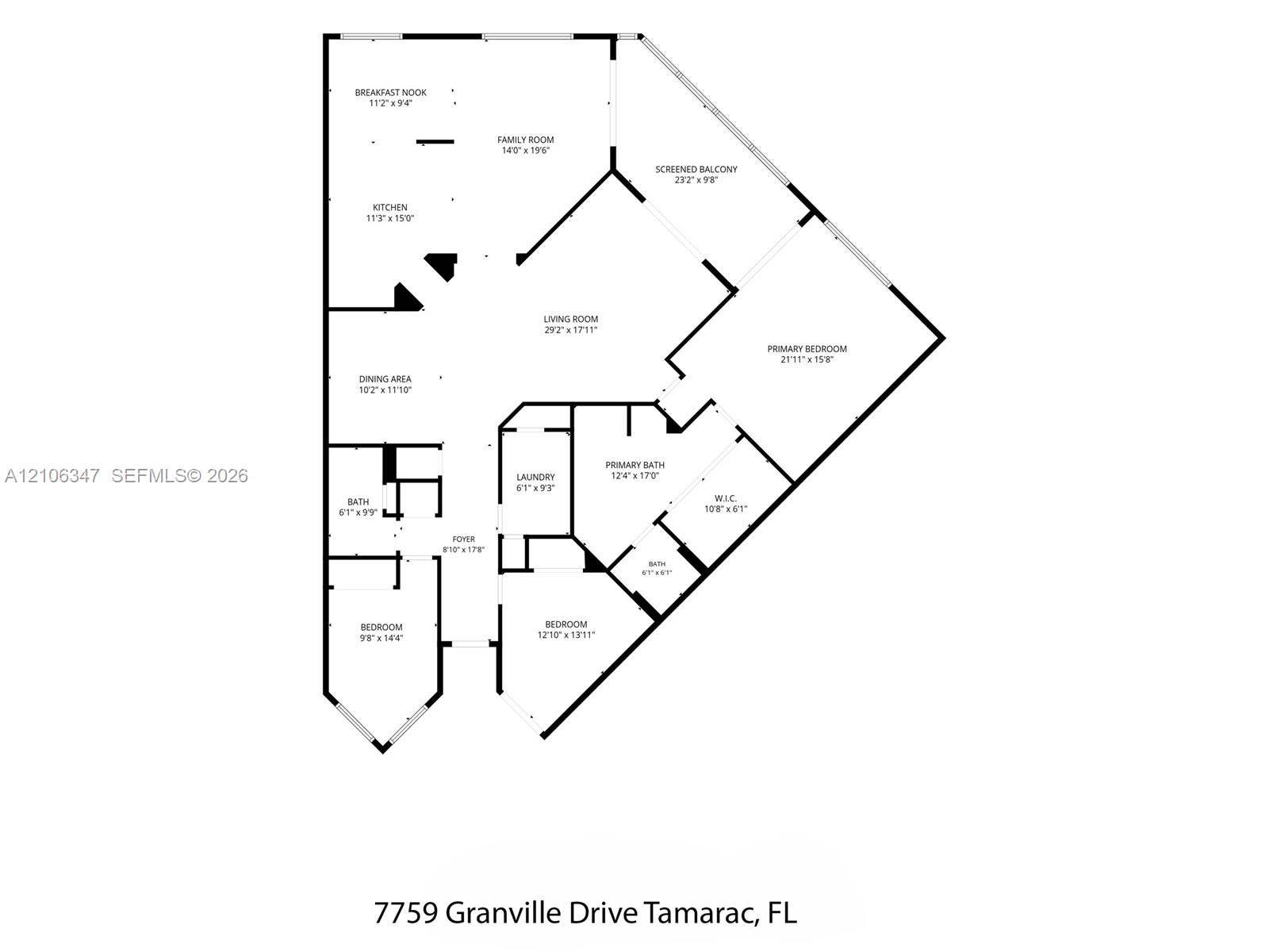 7759 Granville Drive, #306, Tamarac, FL 33321 Floor plan