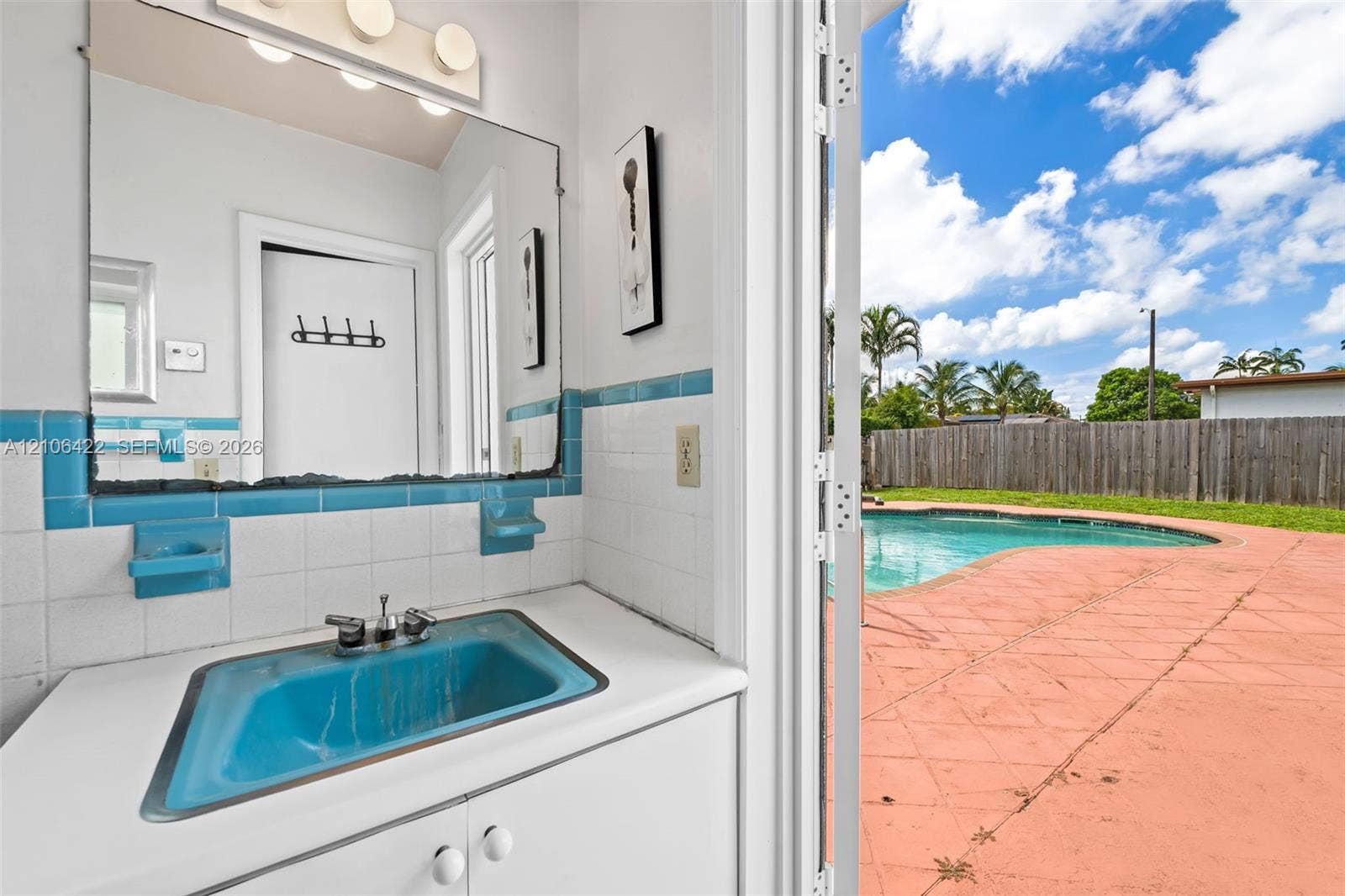 Primary Bathroom cabana door access