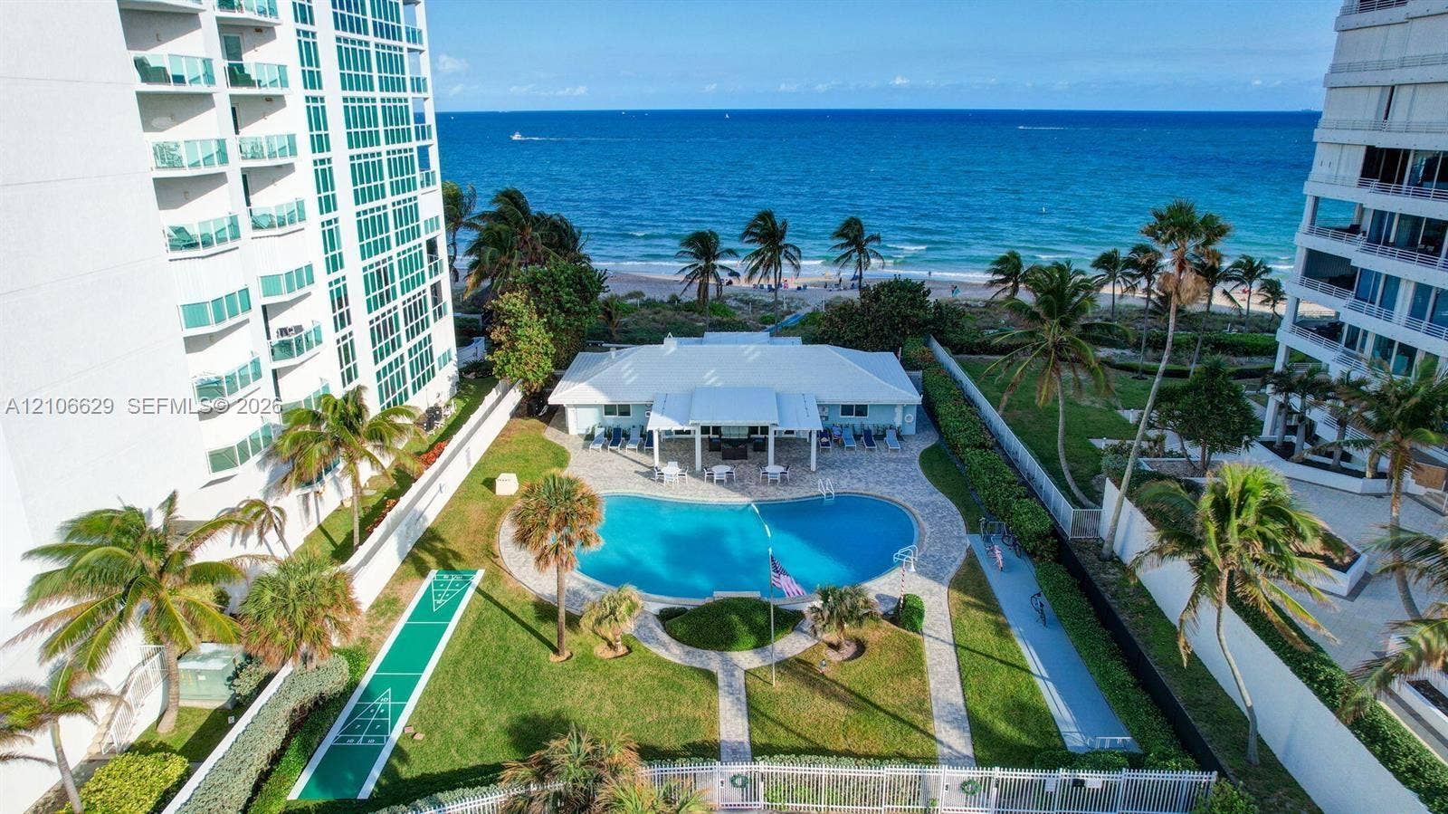 1431 S Ocean Boulevard, Lauderdale By The Sea, FL 33062 Heated ocean side pool.