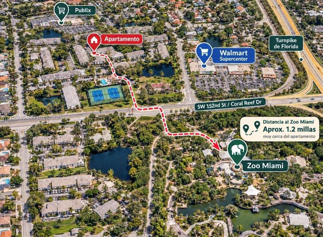 14658 SW 126th Place, Miami, FL 33186 Property Location Map. Demonstrating the spatial relationship between the property and local infrastructure and points of interest