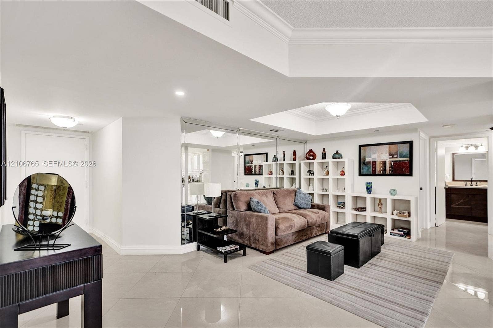 3598 Yacht Club Drive, #901, Aventura, FL 33180 Dining room area used as a den.