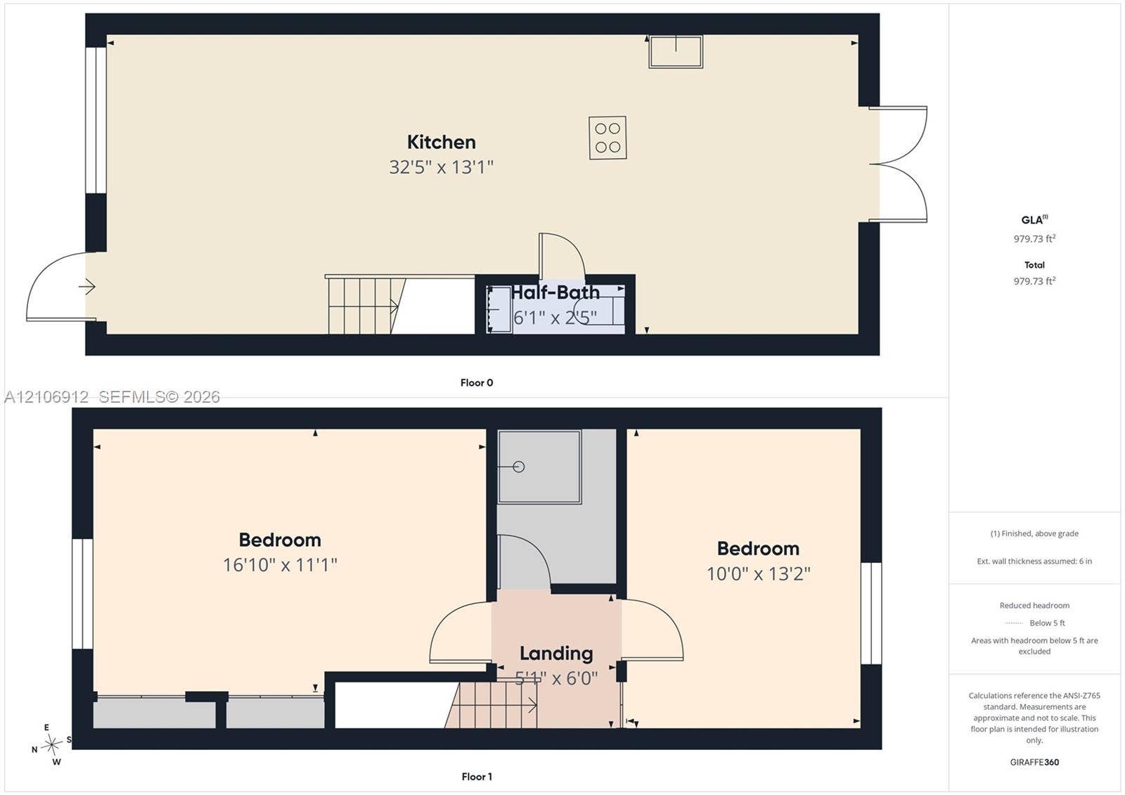 1142 W 42nd Street, #19, Hialeah, FL 33012 Floor plan