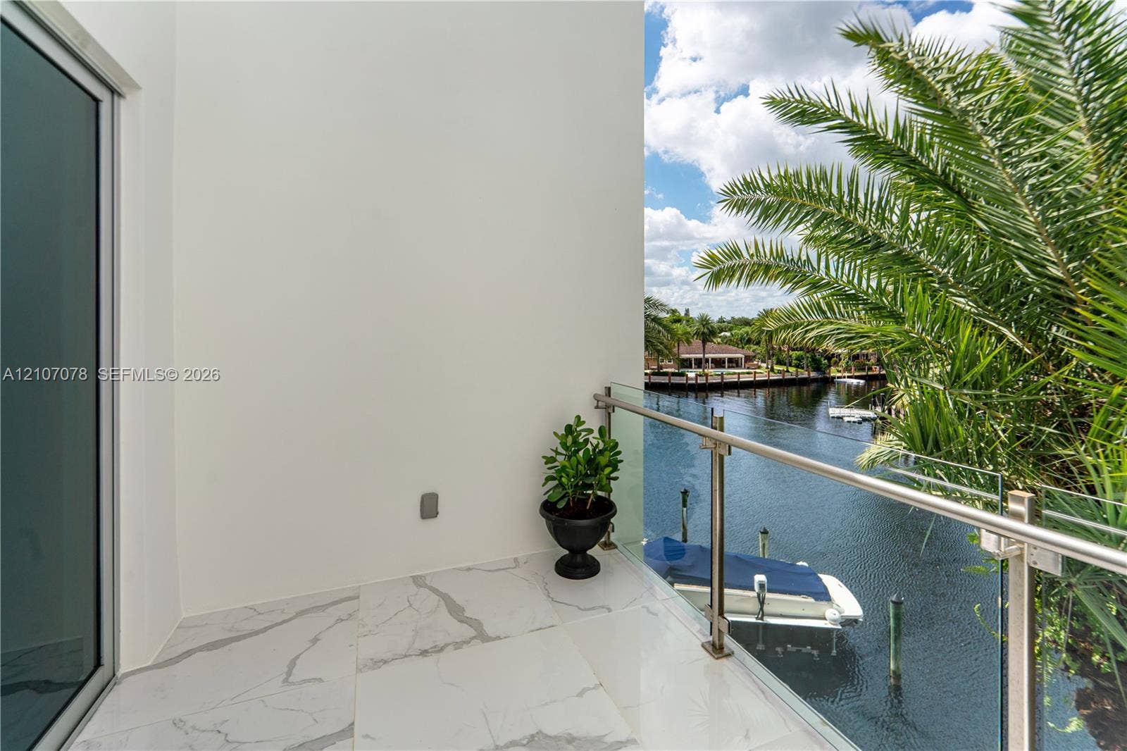 259 Shore Court, Lauderdale By The Sea, FL 33308 Master bedroom private balcony