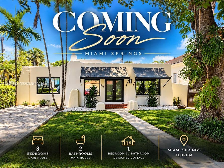 Property photo for 241 Palmetto Drive, Miami Springs, FL