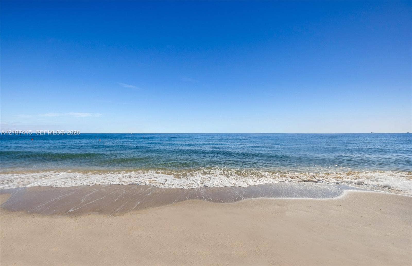 Sandy beachfront featuring immediate water access