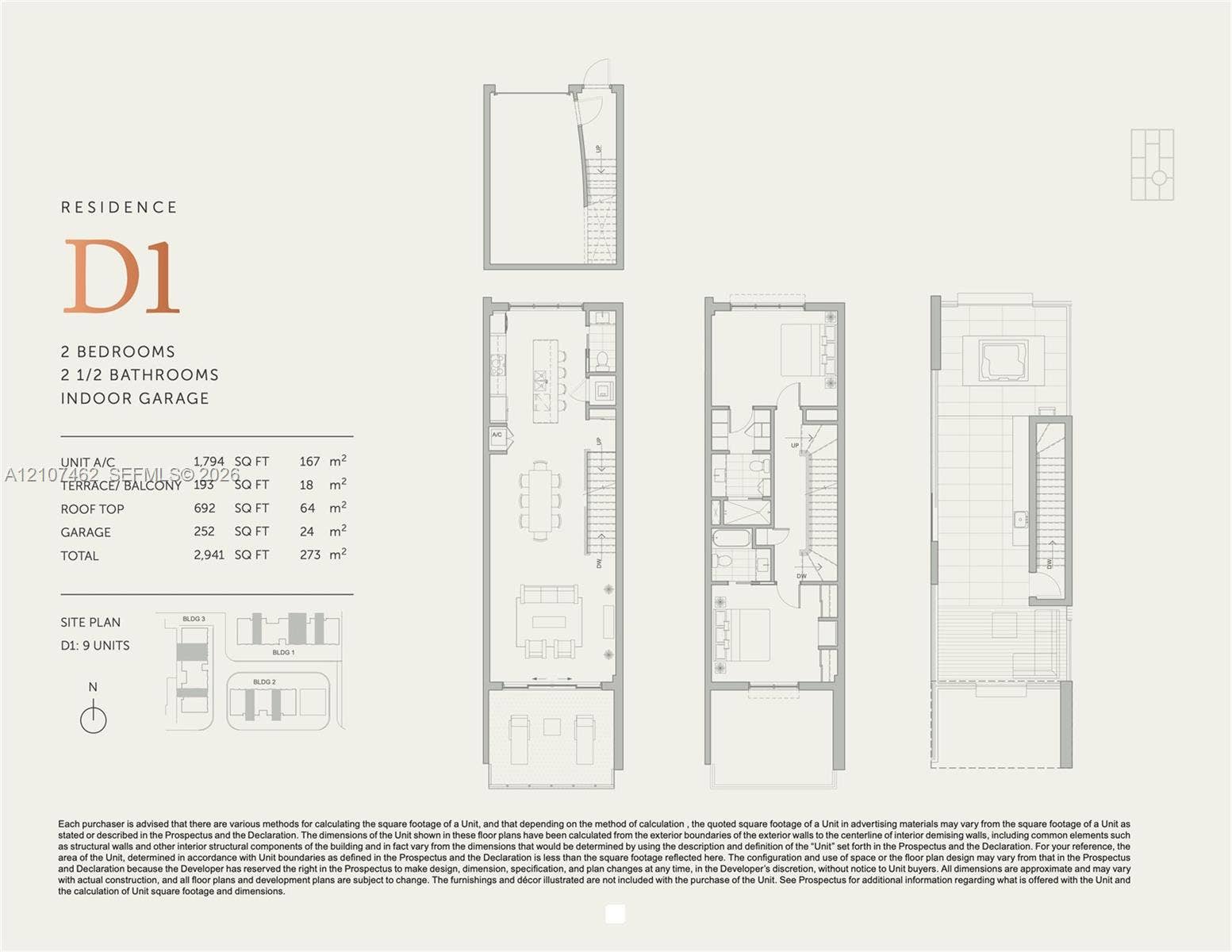 455 NE 39th Street, #110, Miami, FL 33137 Floor plan