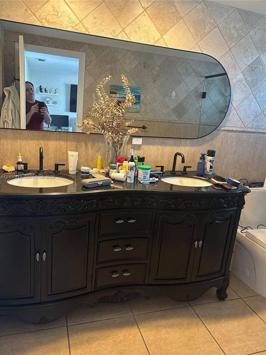 16531 NE 35th Avenue, #402-11, North Miami Beach, FL 33160 Master Bathroom completely tiled