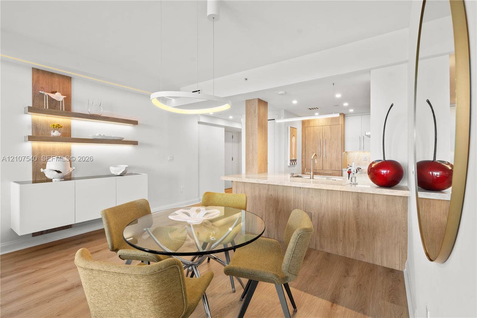 Open-concept living space
