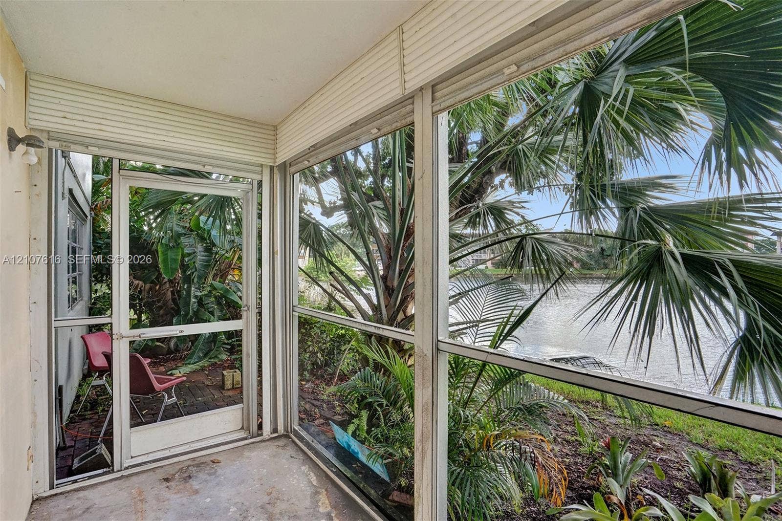 Screened-in porch