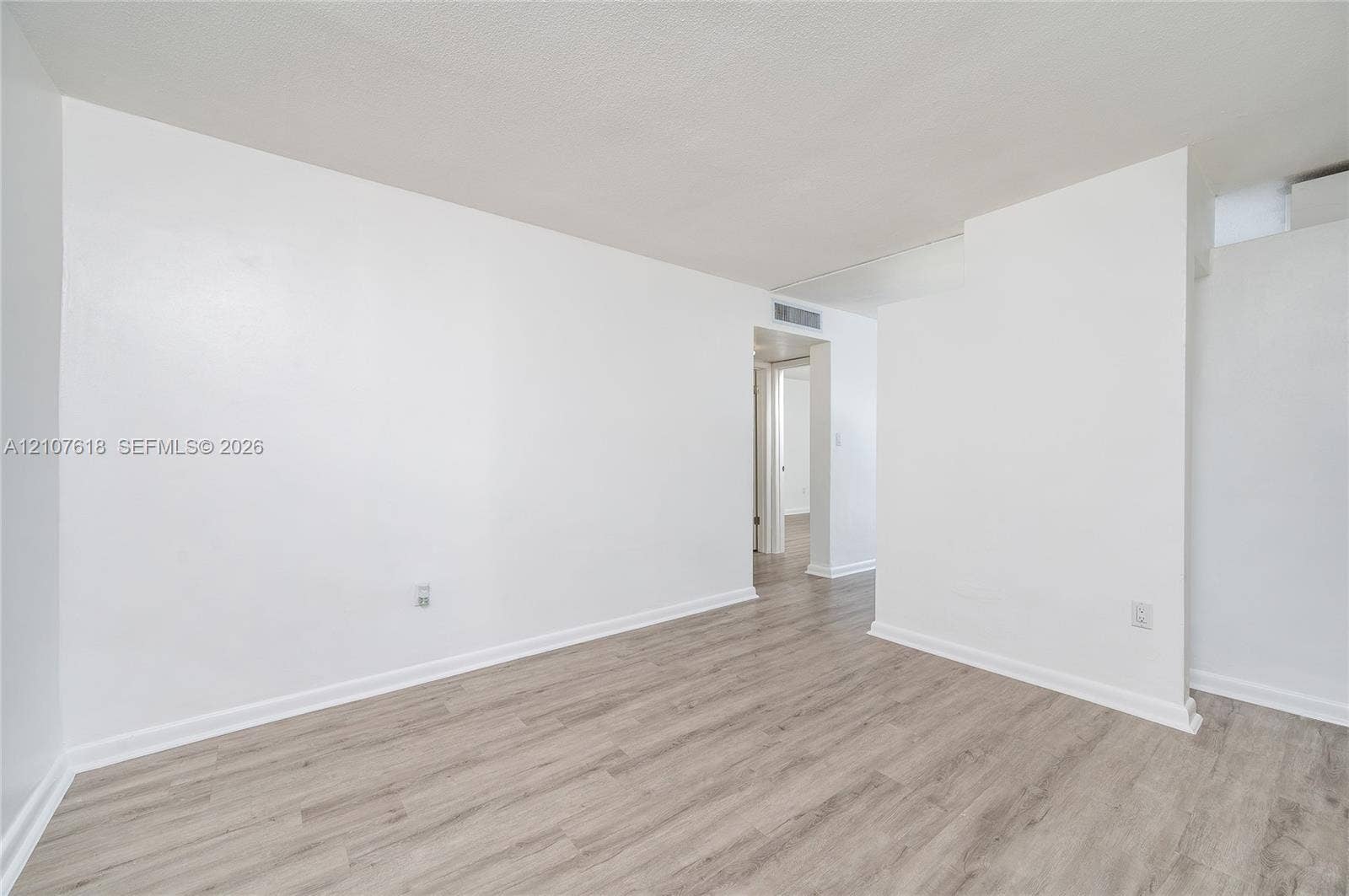 444 SW 27th Avenue, #46, Miami, Miami, FL 33135 Interior space featuring neutral wall finishes and light-toned wood-finish flooring