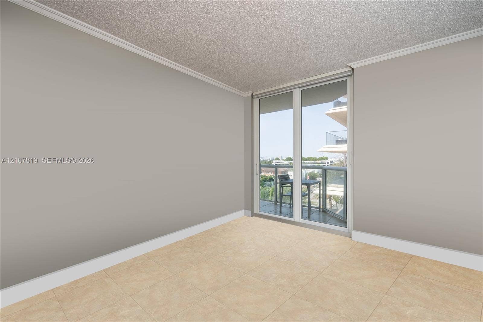 Bedroom #2 - staged without furniture