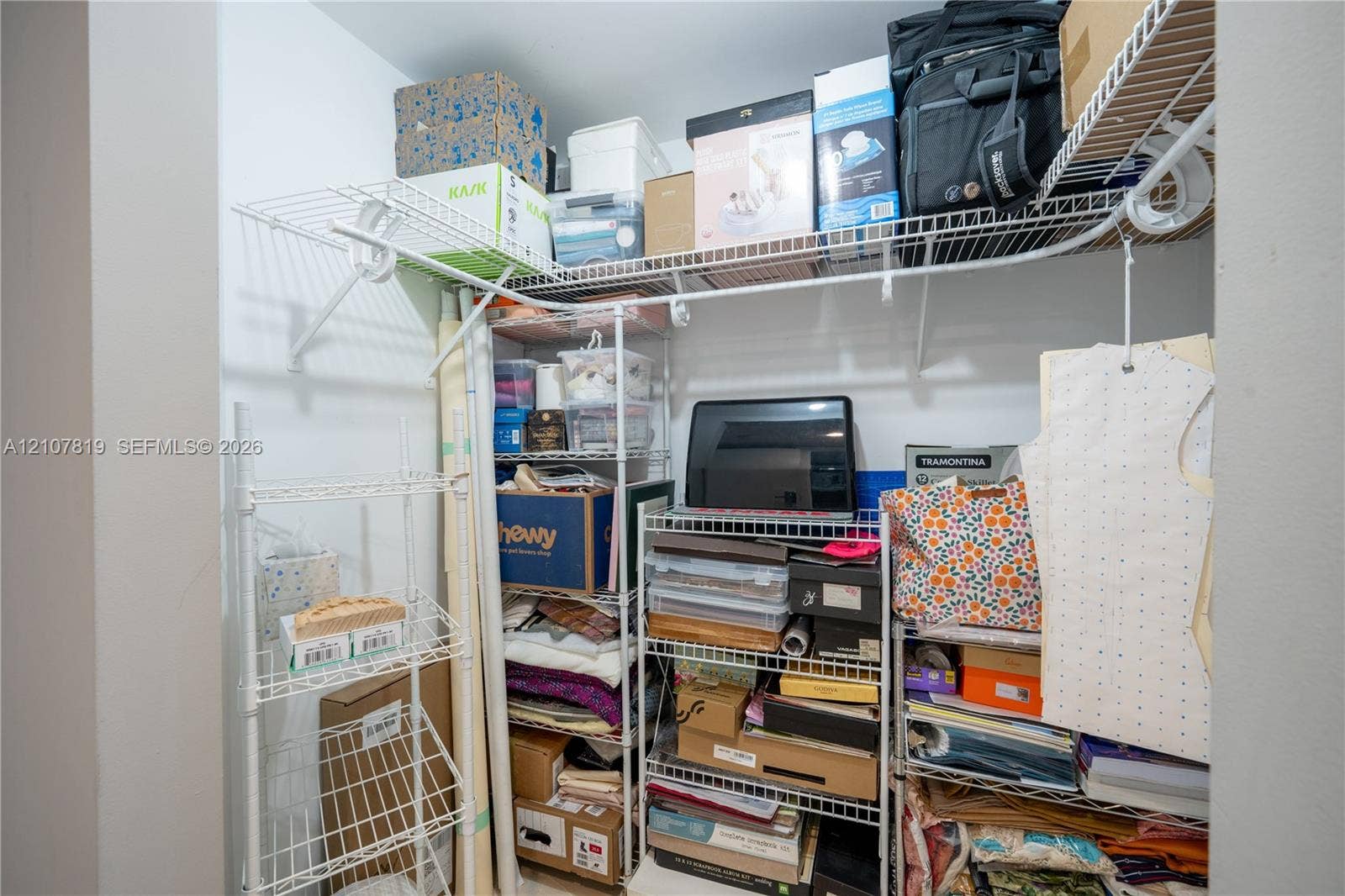 Walk in closet in bedroom #2