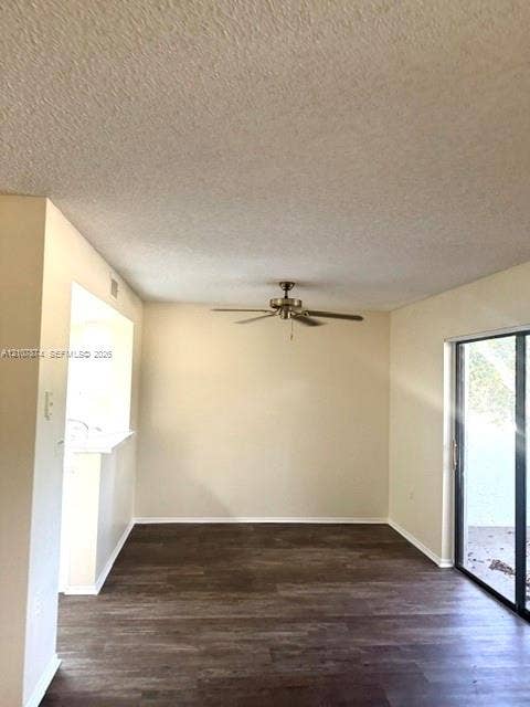 8402 Coral Lake Way, #8402, Coral Springs, Coral Springs, FL 33065 Interior space featuring wood-finish flooring, a ceiling fan with integrated lighting, and sliding glass doors