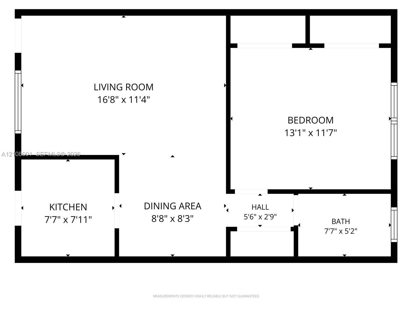 2418 Polk Street, #105, Hollywood, Hollywood, FL 33020 Floor plan