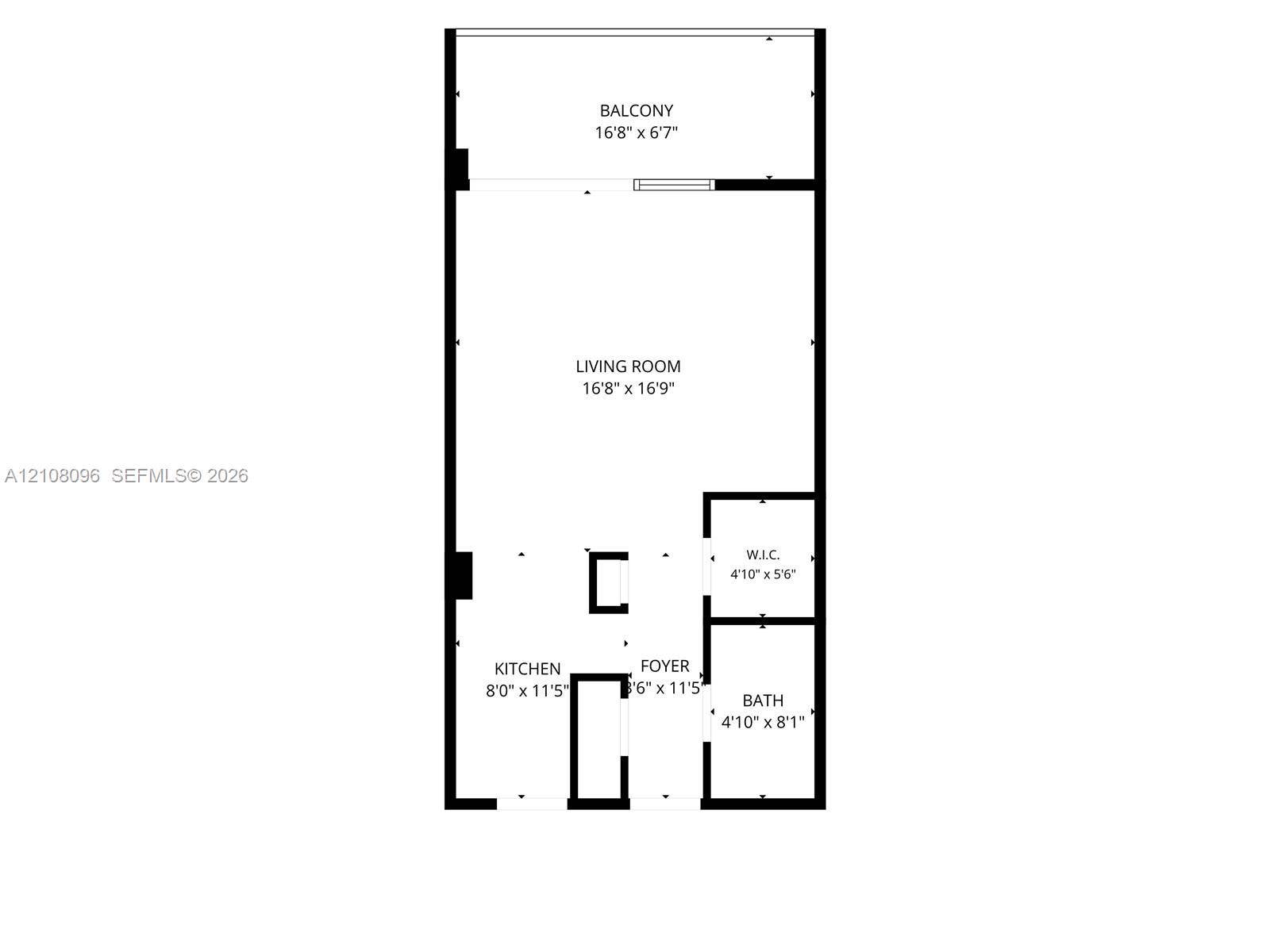 1965 S Ocean Drive, #6H, Hallandale Beach, Hallandale Beach, FL 33009 Floor plan