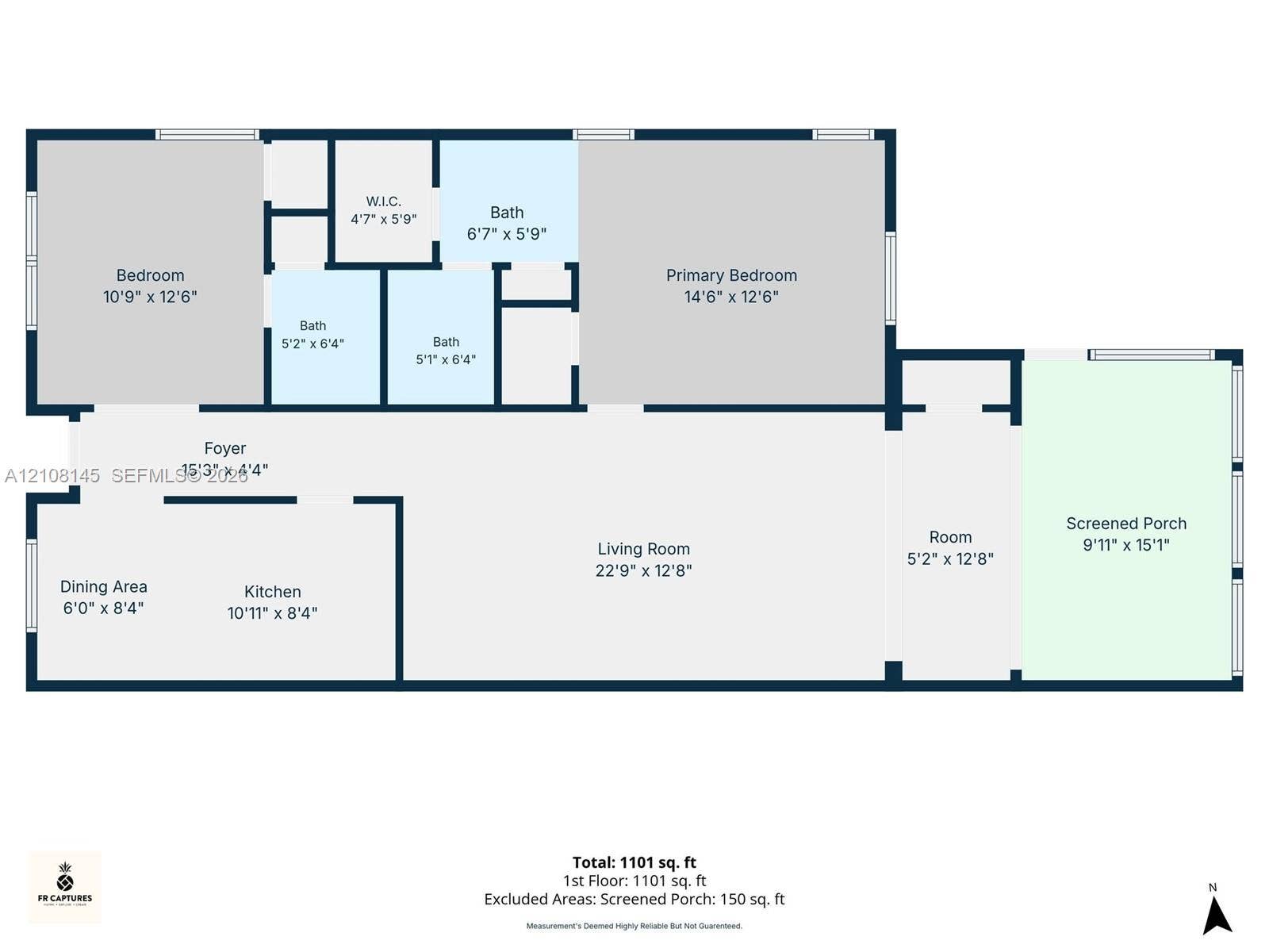 1020 Citrus Way, #101, Delray Beach, FL 33445 Floor plan