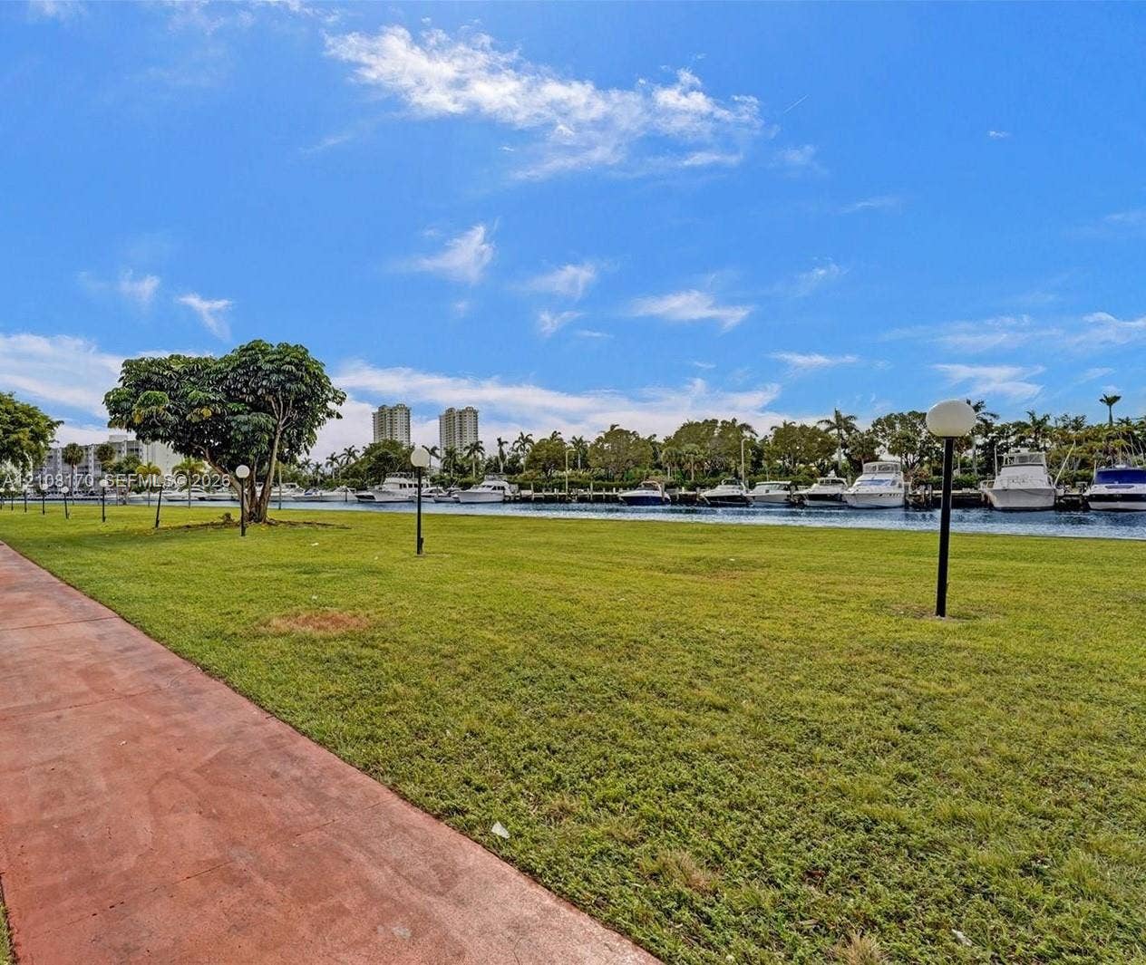 801 Three Islands Boulevard, #108, Hallandale Beach, FL 33009 Yard and Boats