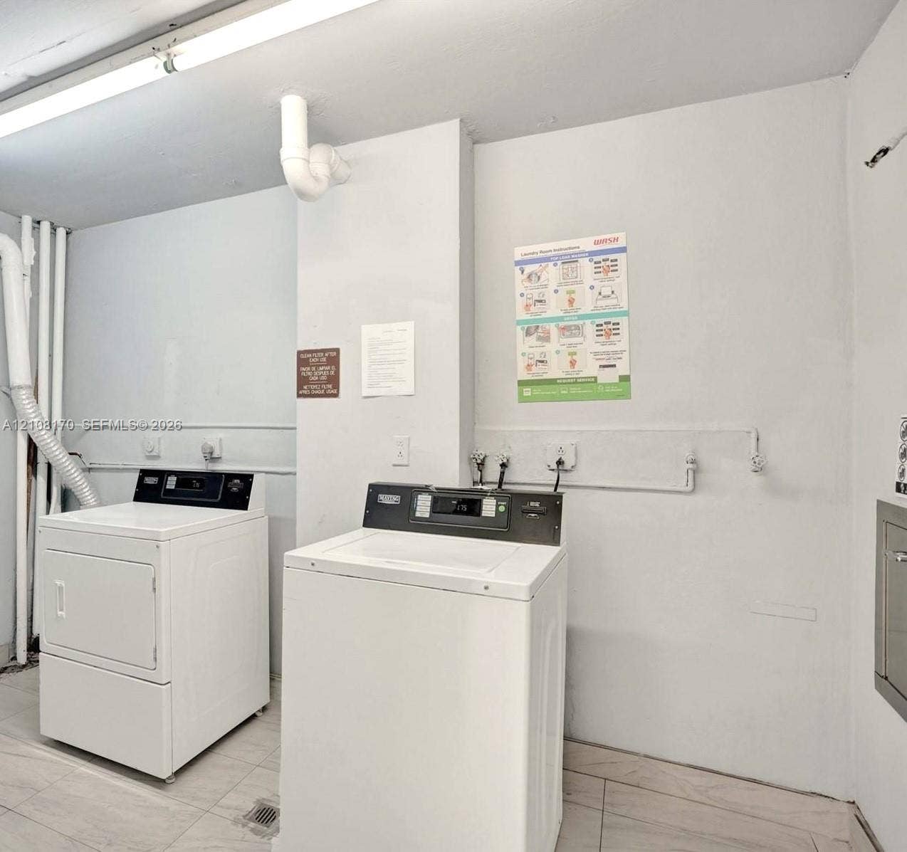 801 Three Islands Boulevard, #108, Hallandale Beach, FL 33009 Laundry area