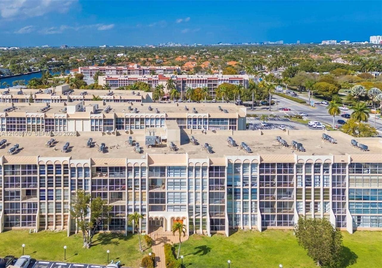 801 Three Islands Boulevard, #108, Hallandale Beach, FL 33009 801 Building - View From Front and Above