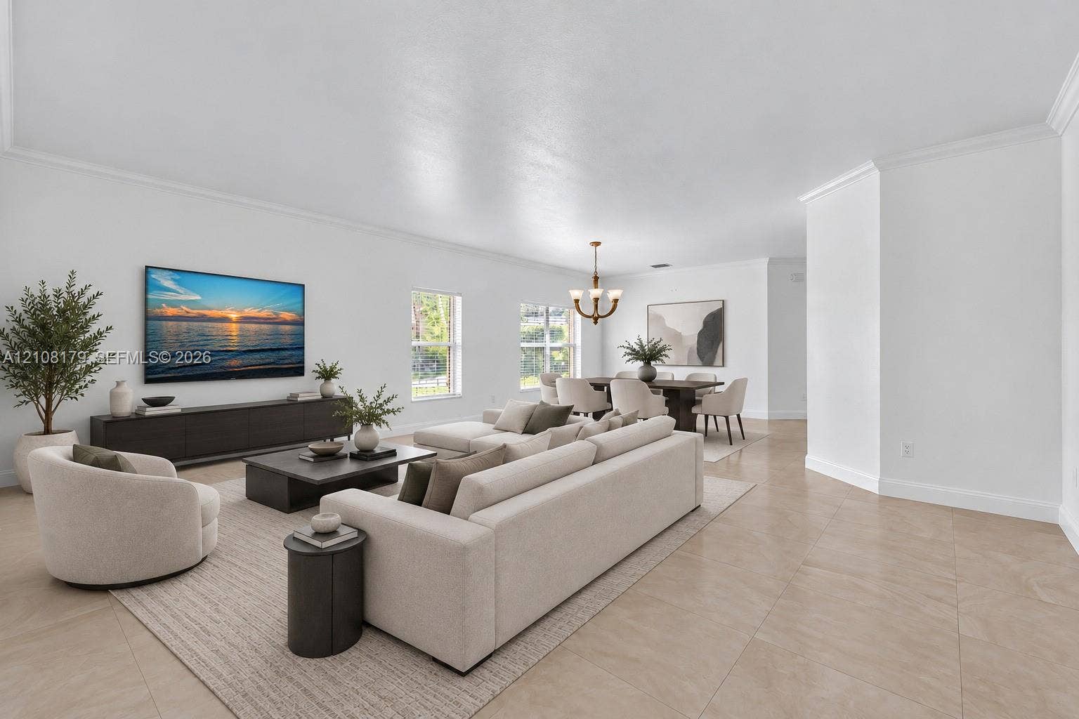 15854 SW 14th Court, Pembroke Pines, Pembroke Pines, FL 33027 staged furniture.