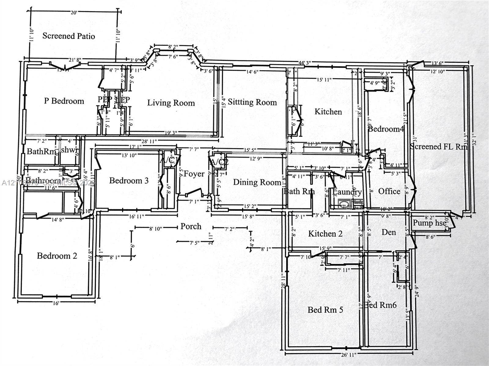 18901 SW 63rd Street, Southwest Ranches, FL 33332 Floor plan