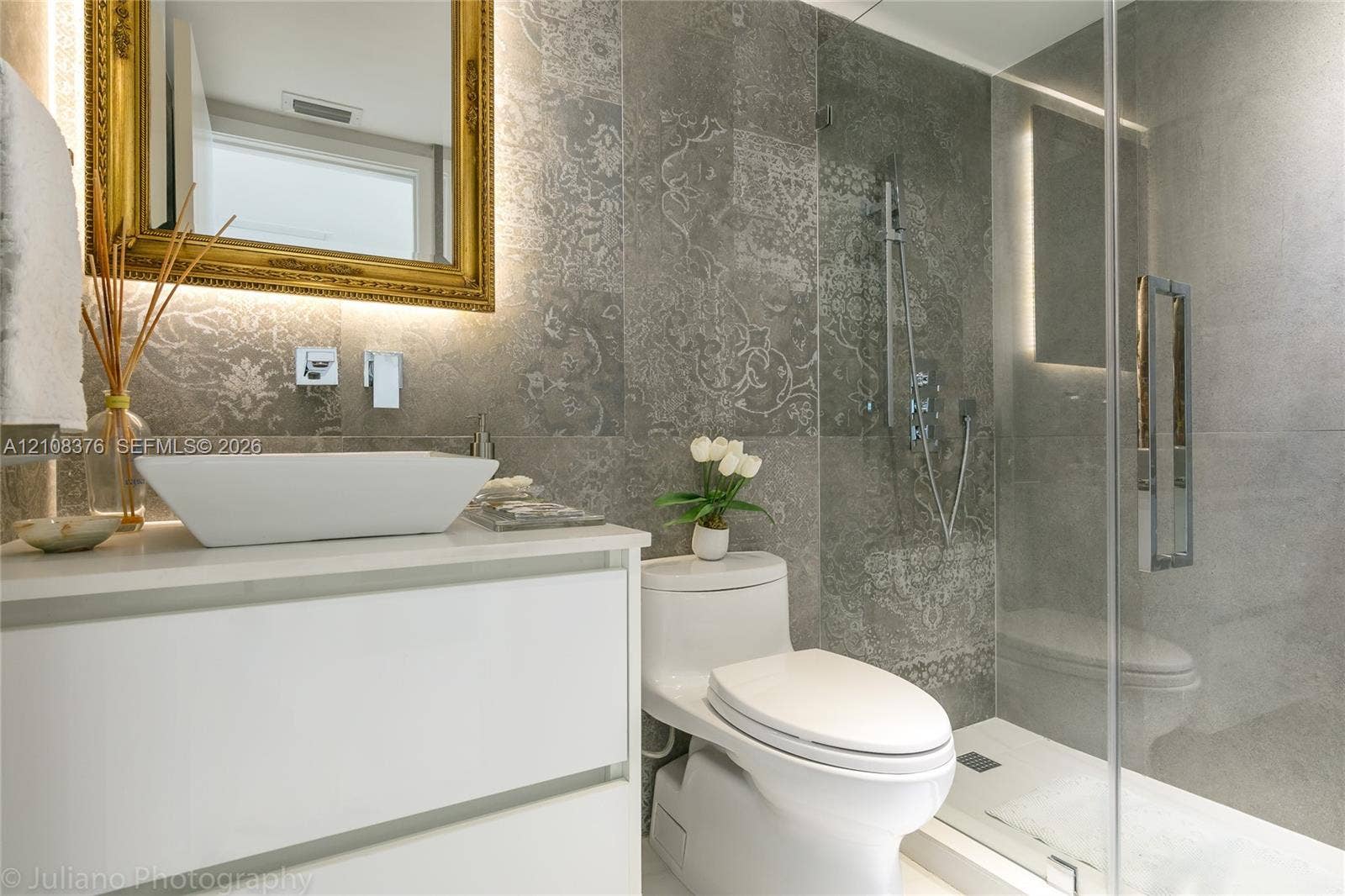 3 Grove Isle Drive, #C502, Miami, Miami, FL 33133 Second Bathroom / Guest Bathroom