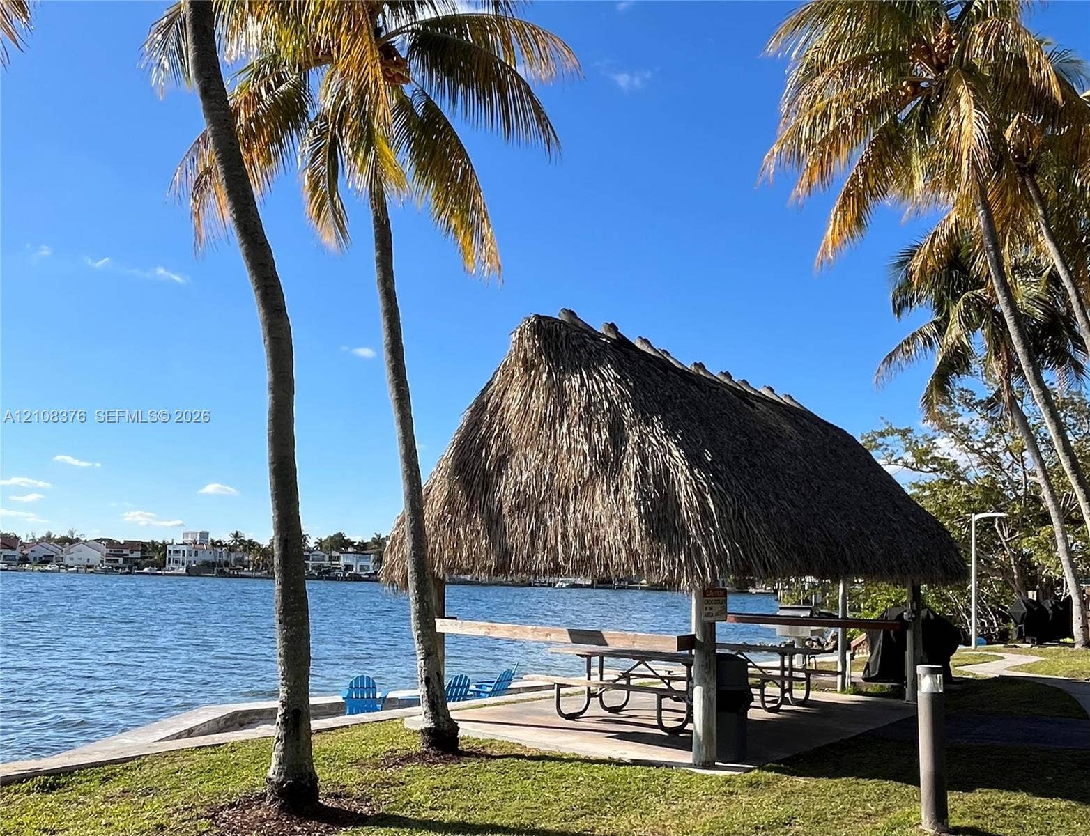 3 Grove Isle Drive, #C502, Miami, Miami, FL 33133 TIKI BAR , PERFECT FOR BBQ AND OFFERS SAND BEACH AND GUEST PARKING