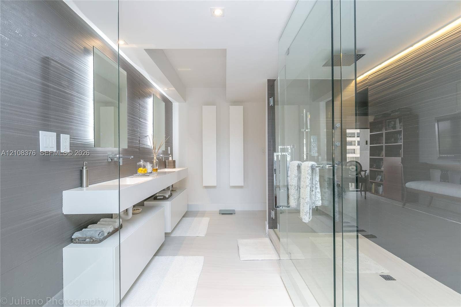 3 Grove Isle Drive, #C502, Miami, Miami, FL 33133 Master Bathroom with shower