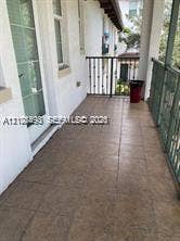 11835 SW 27th Street, #801, Miramar, Miramar, FL 33025 Covered balcony featuring tile flooring and decorative metal railings