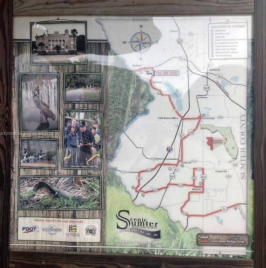 1101 The S Withlacoochee, Inverness, Inverness, FL 34450 Regional Map and Informational Display. Identifying the geographical layout and local points of interest relative to the property