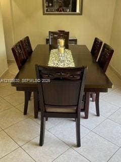 11511 SW 90th Terrace, Miami, FL 33176 Neutral-tone ceramic tile flooring and wall-mounted mirror