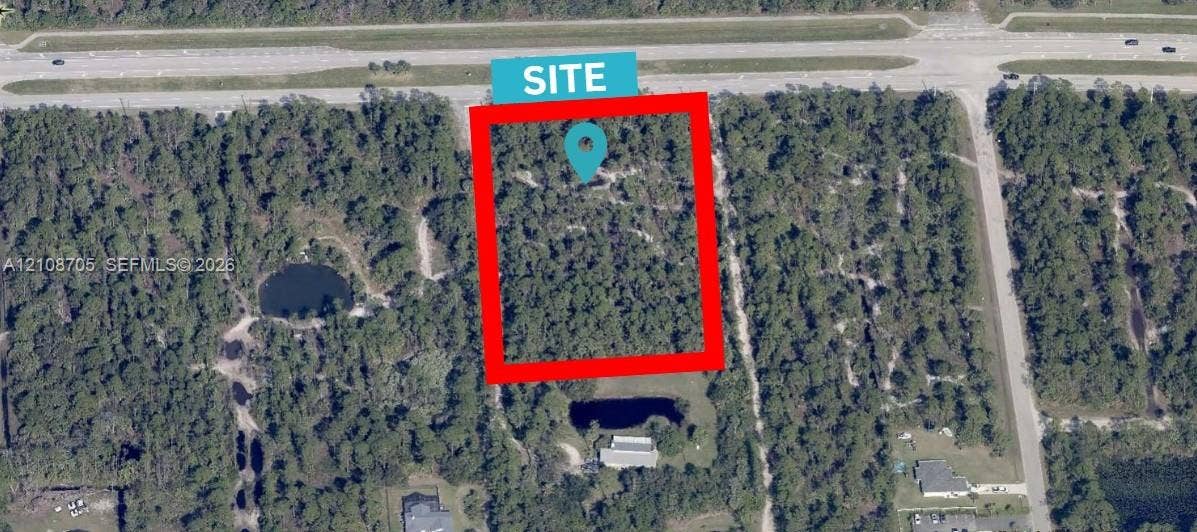 9470 105th Avenue, Vero Beach, Vero Beach, FL 32958 Aerial Site Plan. Illustrating the physical boundaries and geographic positioning of the property