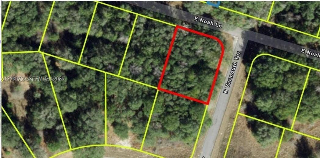 684 E Noah Lane, Citrus Springs, Citrus Springs, FL 34434 Tax Map, Plat Overview. Displaying the boundaries and parcel lines of the property