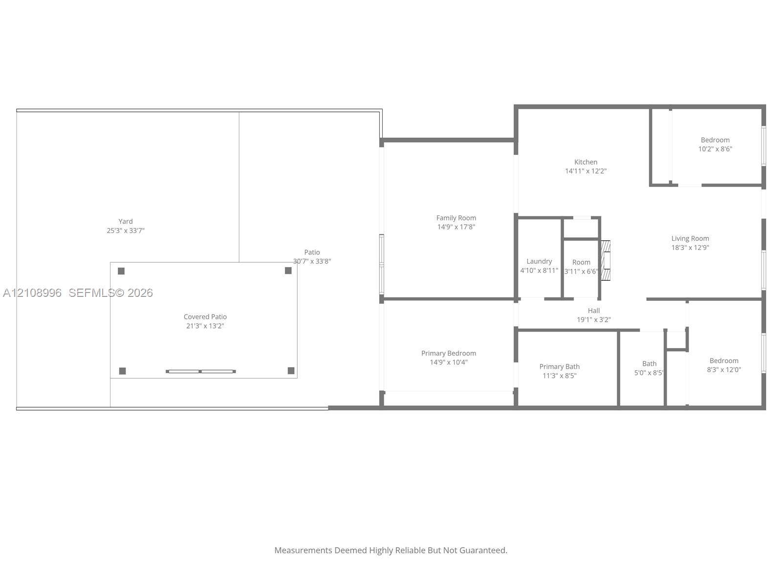 4252 SW 131st Avenue, Miami, FL 33175 Floor plan