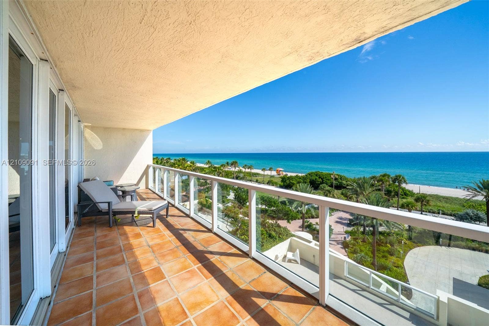 7330 Ocean Terrace, #7-A/7-B, Miami Beach, FL 33141 1 of 4 oceanfront balcones