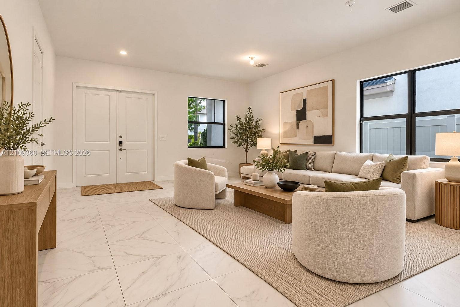 4535 SW 173rd Avenue, Miramar, FL 33029 Digital staged Living Room
