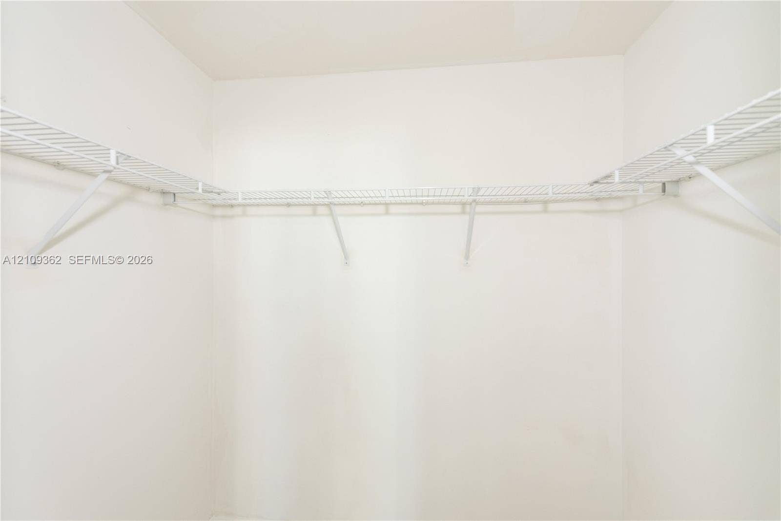 79 SW 12th Street, #1107-S, Miami, FL 33130 Walk-in closet featuring white wire shelving