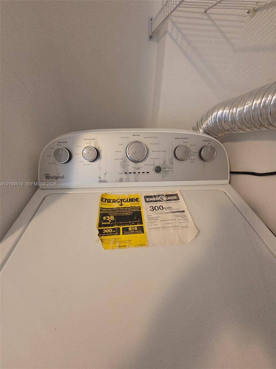 11081 NW 7th Street, #101-14, Miami, FL 33172 Washer and Dryer inside unit