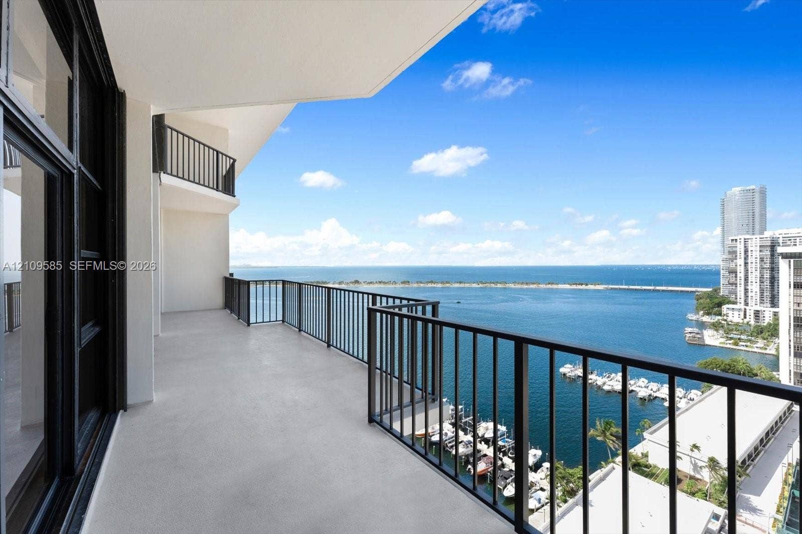 1865 Brickell Avenue, #APHVII, Miami, FL 33129 Terrace off main living areas