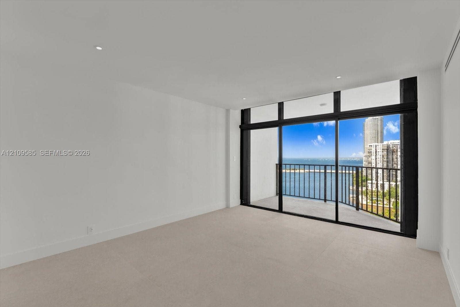 1865 Brickell Avenue, #APHVII, Miami, FL 33129 Bedroom 2 with private balcony