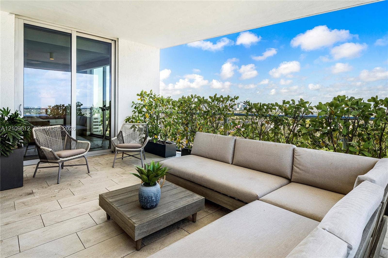 1180 N Federal Highway, #1501, Fort Lauderdale, Fort Lauderdale, FL 33304 Western Terrace with Skyline & Sunset Views