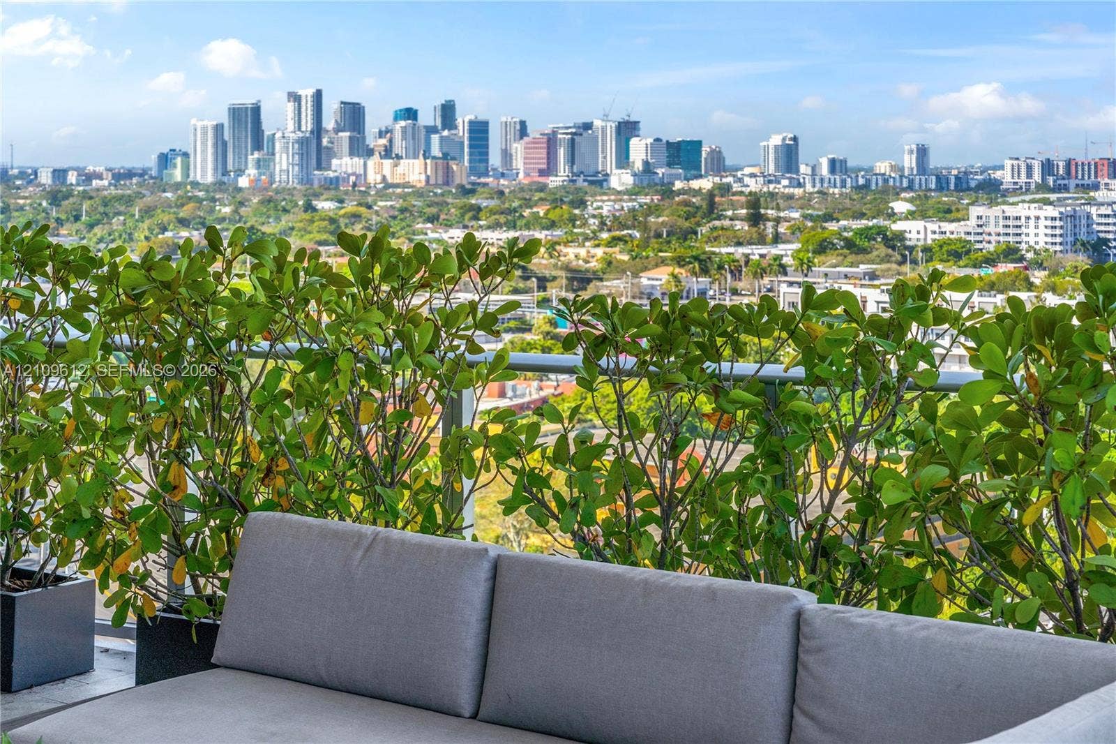 1180 N Federal Highway, #1501, Fort Lauderdale, Fort Lauderdale, FL 33304 Western Terrace with Skyline & Sunset Views