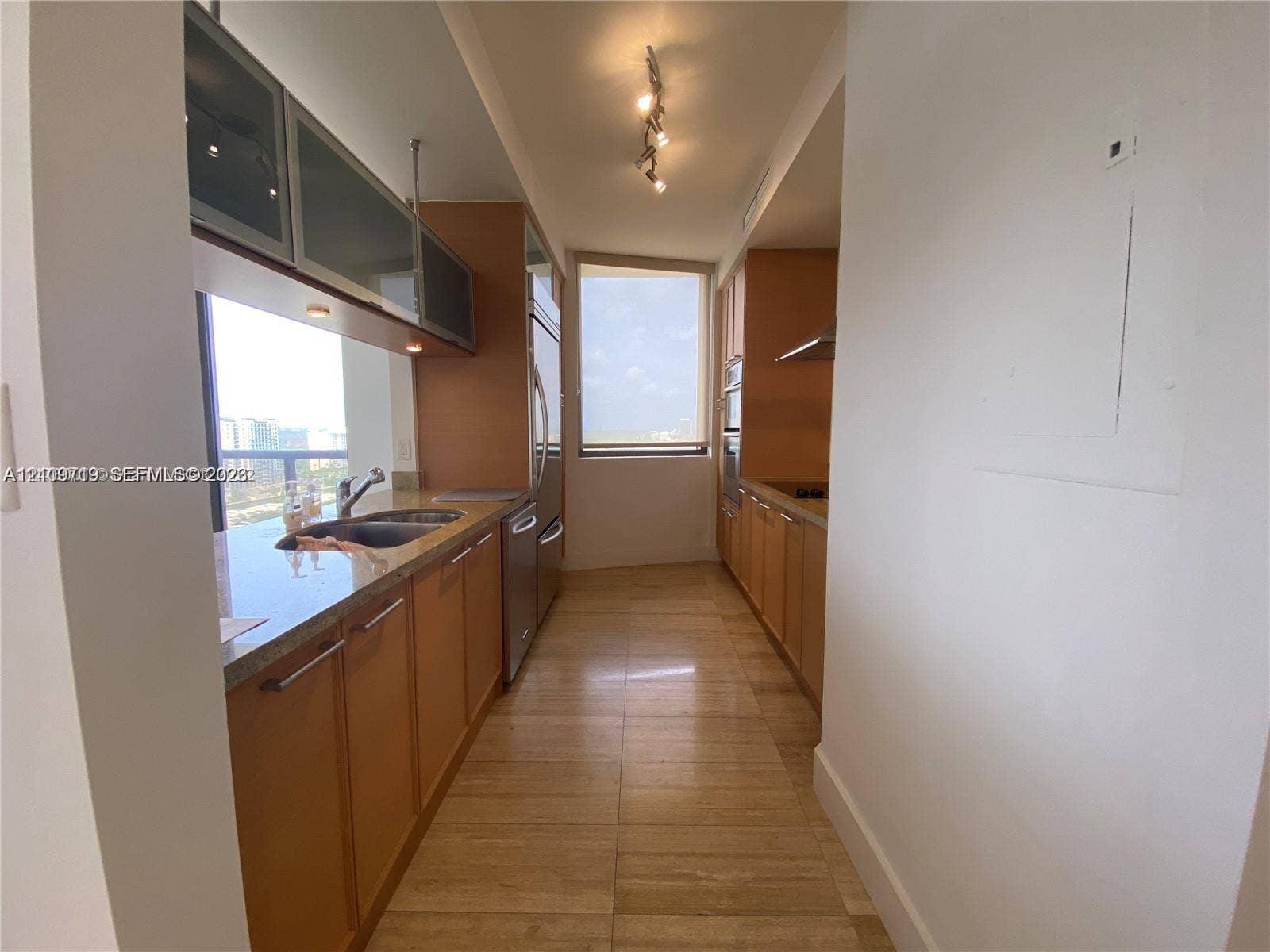 Stainless steel appliances.