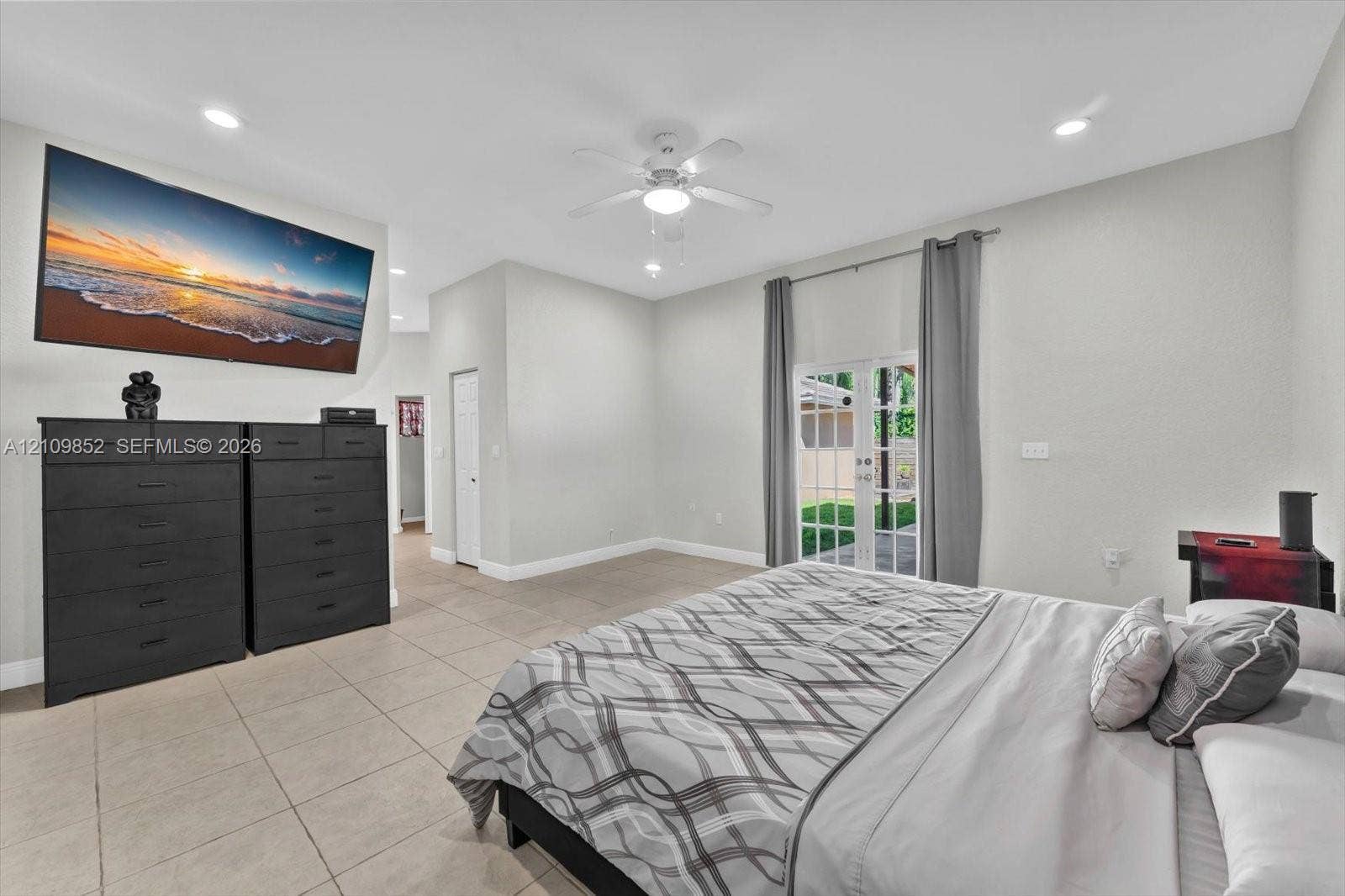 7901 SW 97th Street, Miami, FL 33156 Another view of the main bedroom with high ceilings *