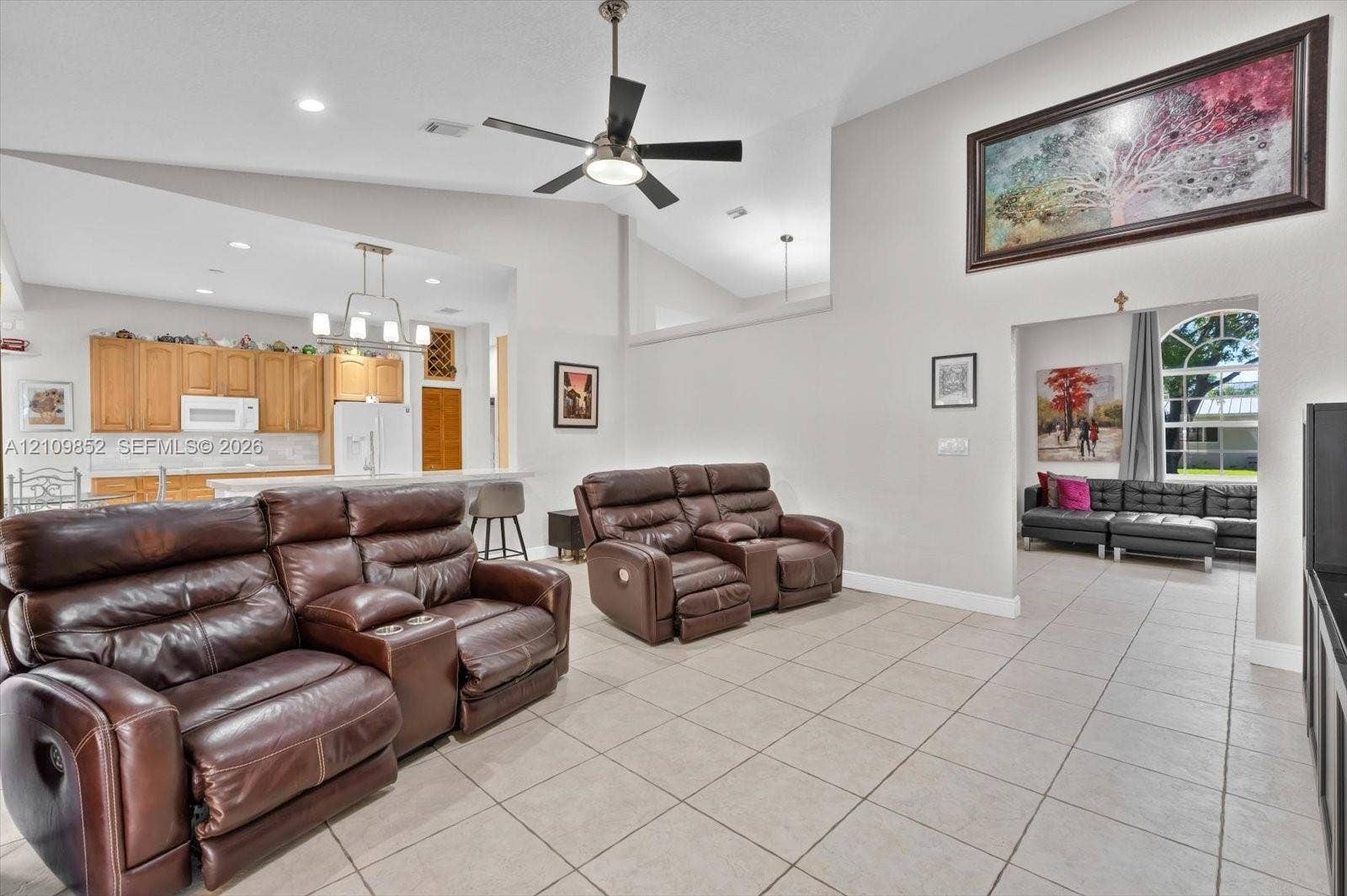 7901 SW 97th Street, Miami, FL 33156 Another view of the family room with the kitchen in the background