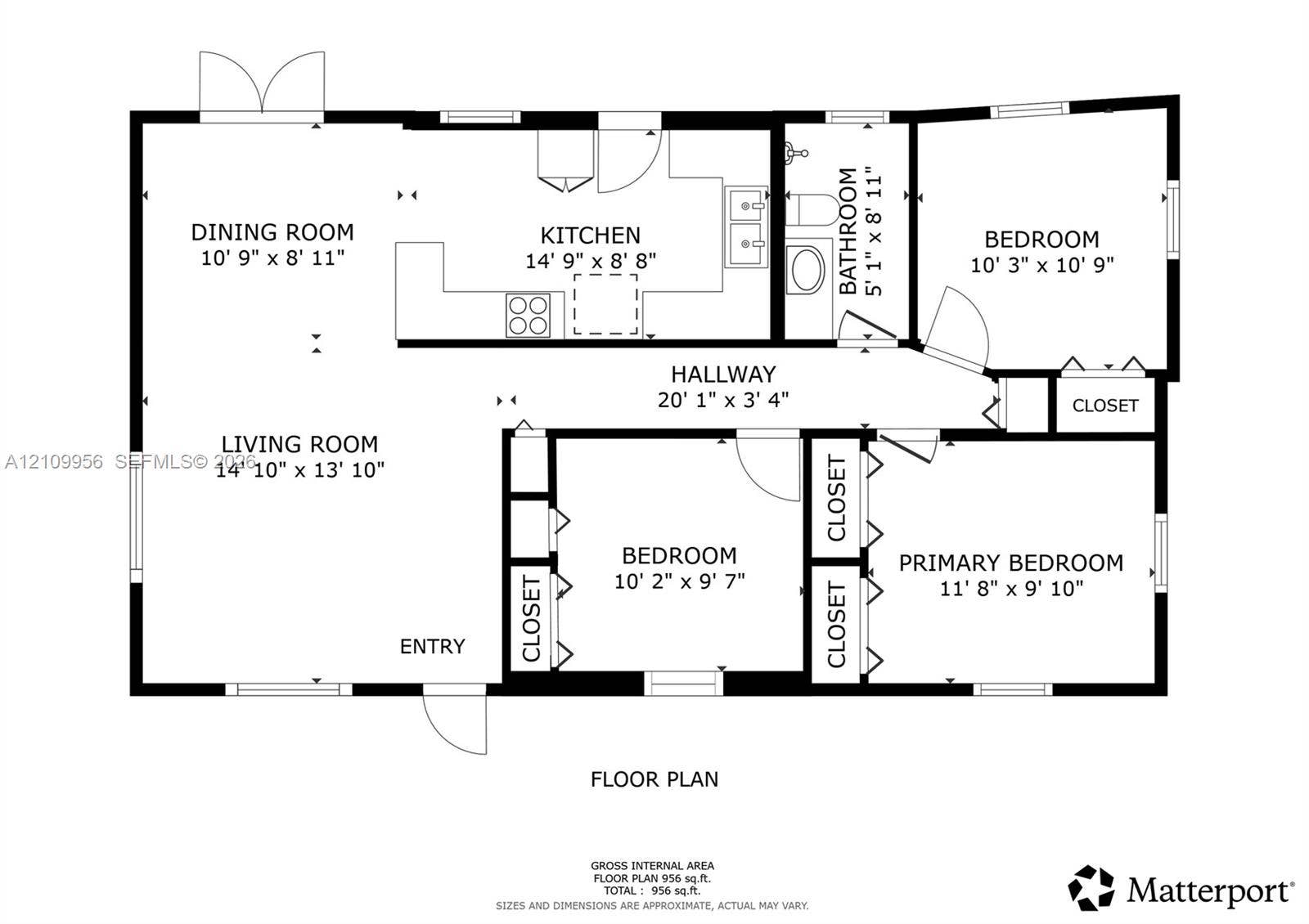 19503 SW 114th Place, Miami, FL 33157 Floor plan