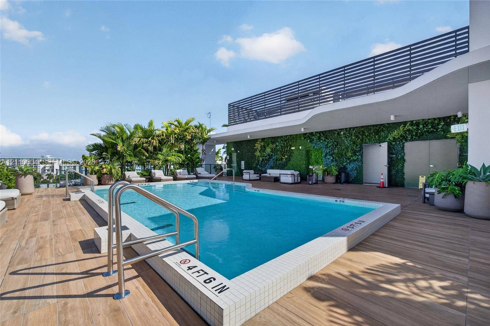 Rooftop swimming pool