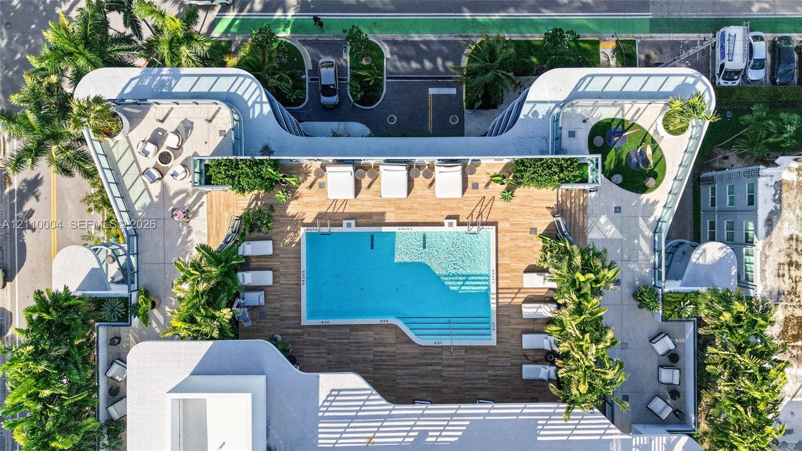 Rooftop terrace featuring swimming pool