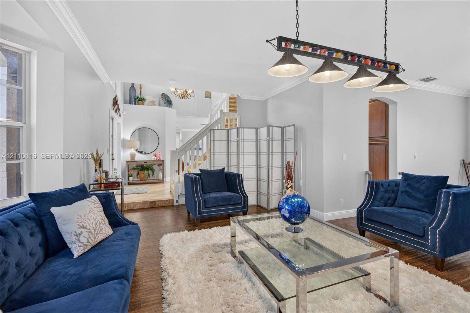 Interior featuring wood-finish flooring